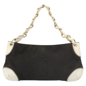 Chanel Black Canvas shoulder